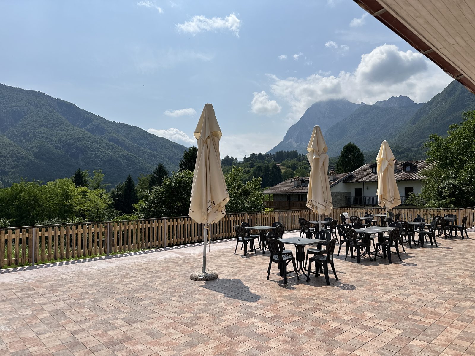 Terrazza panoramica del Bike & Bikers Hotel