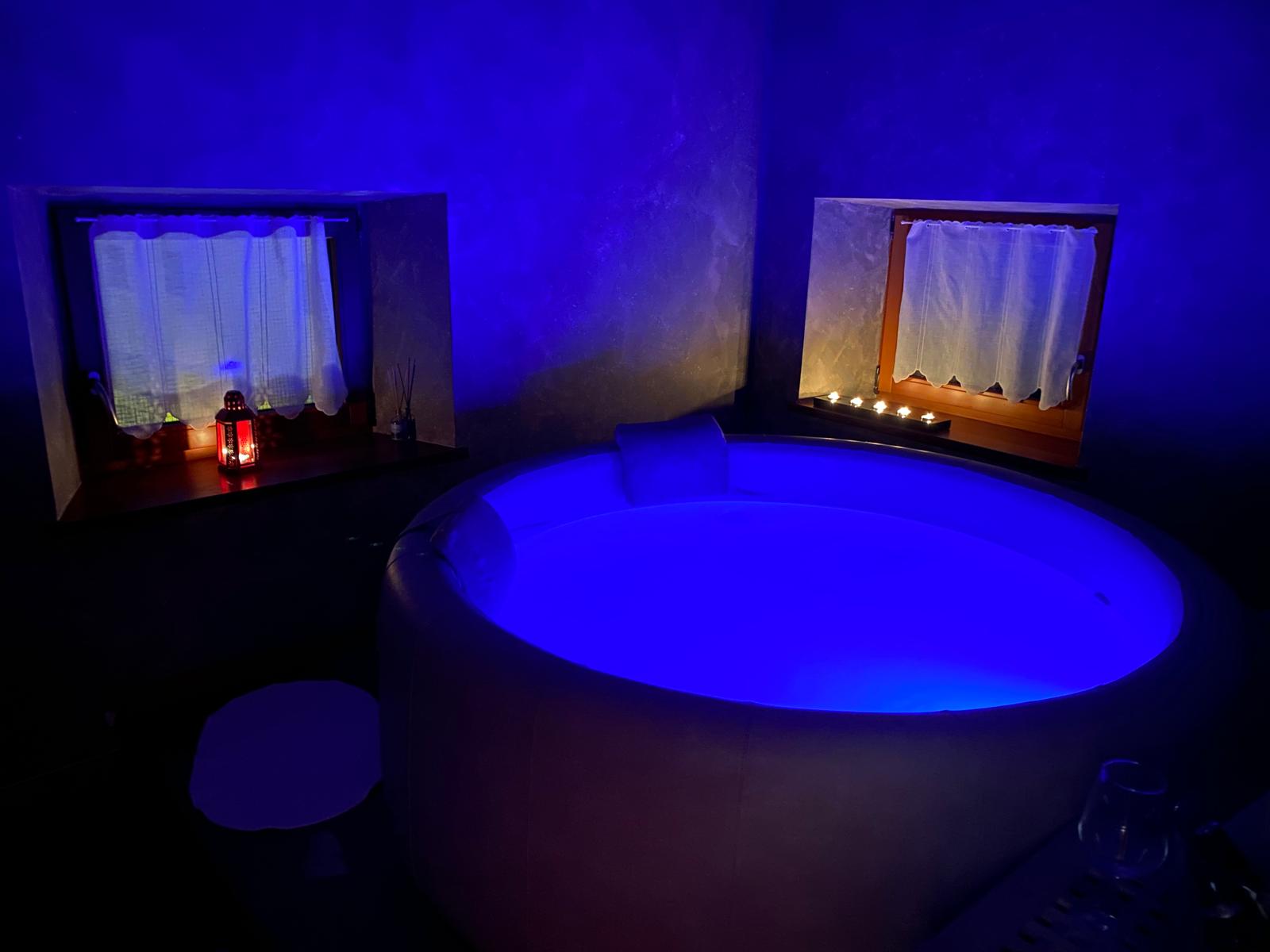 Idromassaggio dell'area wellness convenzionata